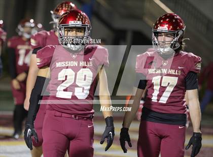 Thumbnail 3 in Mission Hills vs. Mater Dei Catholic (CIF SDS D1 Final) photogallery.