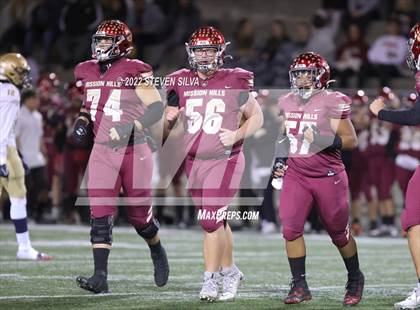 Thumbnail 1 in Mission Hills vs. Mater Dei Catholic (CIF SDS D1 Final) photogallery.