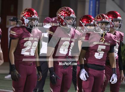 Thumbnail 2 in Mission Hills vs. Mater Dei Catholic (CIF SDS D1 Final) photogallery.