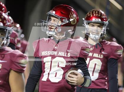 Thumbnail 2 in Mission Hills vs. Mater Dei Catholic (CIF SDS D1 Final) photogallery.