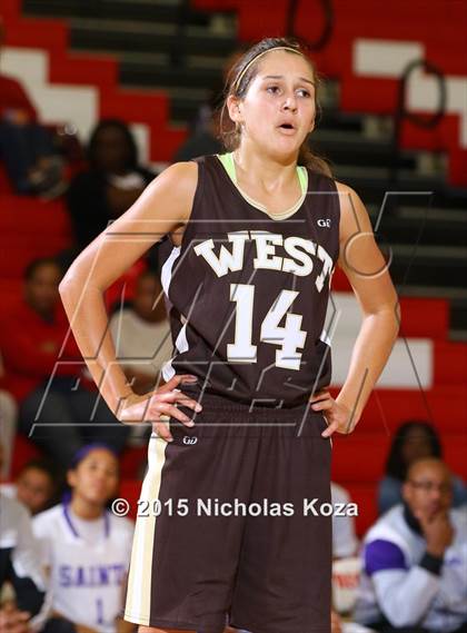 Thumbnail 2 in West Torrance vs. St. Anthony (Battle at the Beach Classic) photogallery.