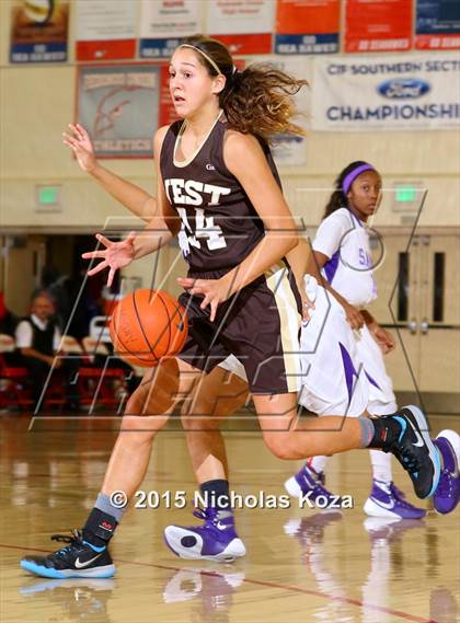 Thumbnail 1 in West Torrance vs. St. Anthony (Battle at the Beach Classic) photogallery.