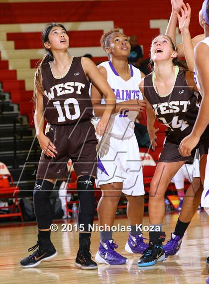 Thumbnail 1 in West Torrance vs. St. Anthony (Battle at the Beach Classic) photogallery.