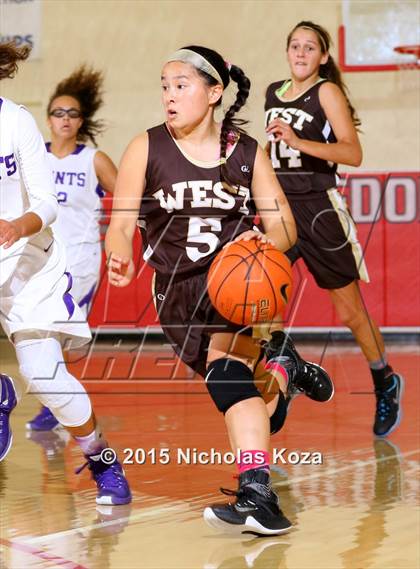 Thumbnail 2 in West Torrance vs. St. Anthony (Battle at the Beach Classic) photogallery.