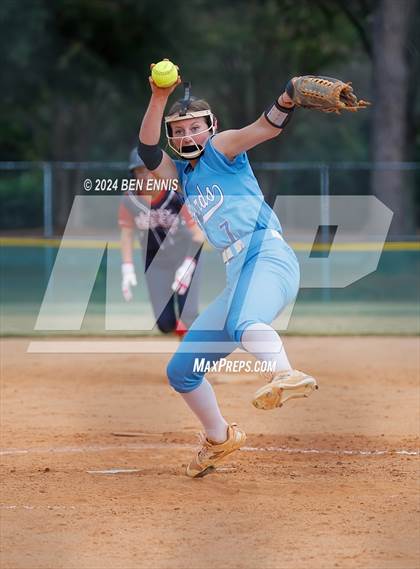 Thumbnail 2 in Banks County vs. Haralson County (GHSA 1A D1 State Tournament) photogallery.