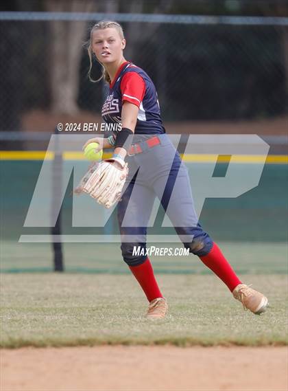 Thumbnail 2 in Banks County vs. Haralson County (GHSA 1A D1 State Tournament) photogallery.