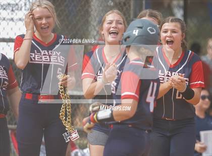 Thumbnail 2 in Banks County vs. Haralson County (GHSA 1A D1 State Tournament) photogallery.