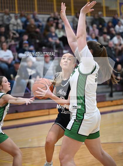 Thumbnail 2 in Notre Dame vs. Green (OHSAA DIV VII District) photogallery.