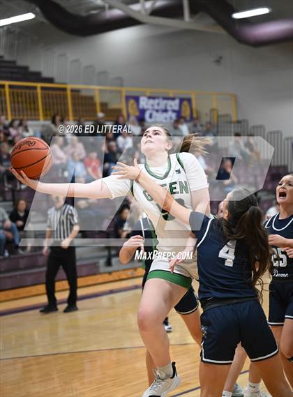 Thumbnail 2 in Notre Dame vs. Green (OHSAA DIV VII District) photogallery.