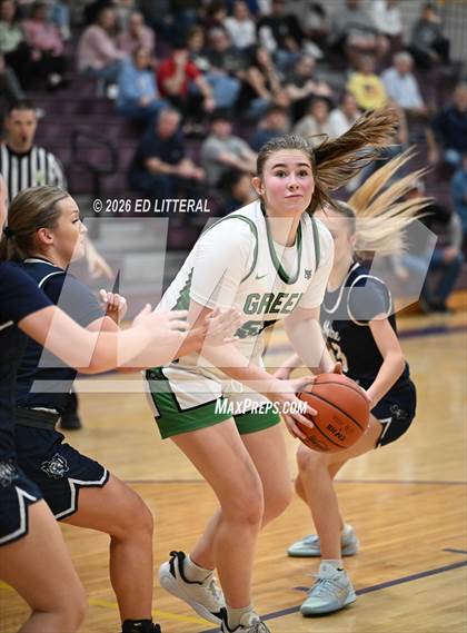 Thumbnail 2 in Notre Dame vs. Green (OHSAA DIV VII District) photogallery.