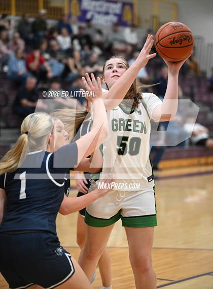 Thumbnail 3 in Notre Dame vs. Green (OHSAA DIV VII District) photogallery.