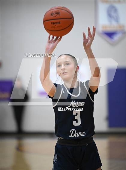 Thumbnail 2 in Notre Dame vs. Green (OHSAA DIV VII District) photogallery.