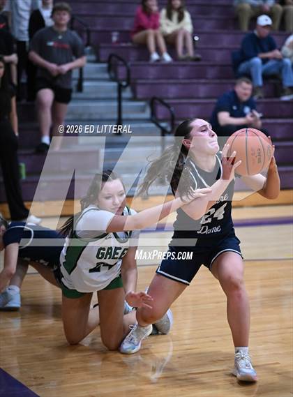 Thumbnail 2 in Notre Dame vs. Green (OHSAA DIV VII District) photogallery.