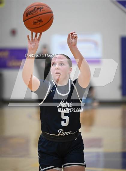 Thumbnail 3 in Notre Dame vs. Green (OHSAA DIV VII District) photogallery.