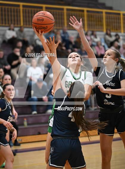 Thumbnail 3 in Notre Dame vs. Green (OHSAA DIV VII District) photogallery.