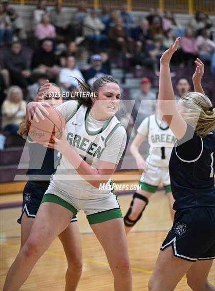 Thumbnail 2 in Notre Dame vs. Green (OHSAA DIV VII District) photogallery.