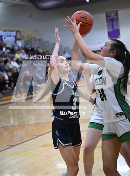 Thumbnail 3 in Notre Dame vs. Green (OHSAA DIV VII District) photogallery.