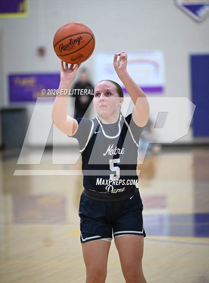 Thumbnail 1 in Notre Dame vs. Green (OHSAA DIV VII District) photogallery.