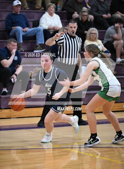 Thumbnail 2 in Notre Dame vs. Green (OHSAA DIV VII District) photogallery.