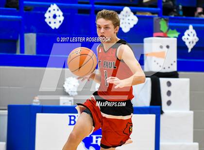 Thumbnail 1 in Falls City vs. St. Paul (Falls City Basketball Tournament) photogallery.