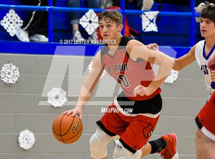 Thumbnail 3 in Falls City vs. St. Paul (Falls City Basketball Tournament) photogallery.