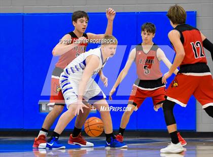 Thumbnail 2 in Falls City vs. St. Paul (Falls City Basketball Tournament) photogallery.