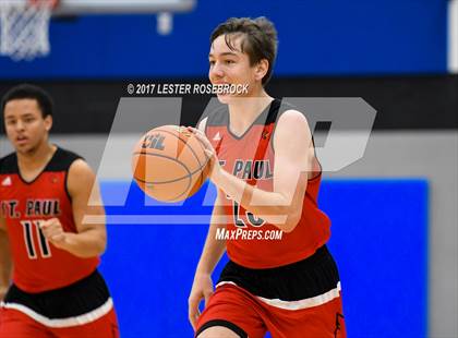 Thumbnail 2 in Falls City vs. St. Paul (Falls City Basketball Tournament) photogallery.