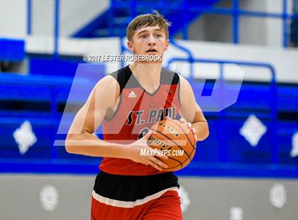 Thumbnail 3 in Falls City vs. St. Paul (Falls City Basketball Tournament) photogallery.