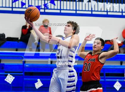 Thumbnail 3 in Falls City vs. St. Paul (Falls City Basketball Tournament) photogallery.