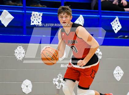 Thumbnail 2 in Falls City vs. St. Paul (Falls City Basketball Tournament) photogallery.