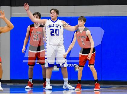 Thumbnail 3 in Falls City vs. St. Paul (Falls City Basketball Tournament) photogallery.