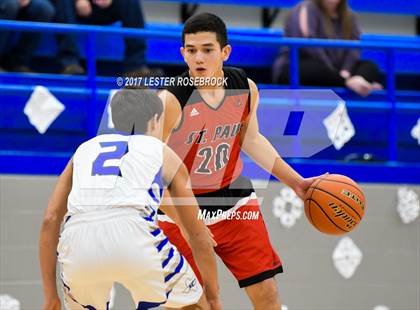 Thumbnail 1 in Falls City vs. St. Paul (Falls City Basketball Tournament) photogallery.