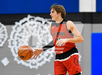 Thumbnail 3 in Falls City vs. St. Paul (Falls City Basketball Tournament) photogallery.