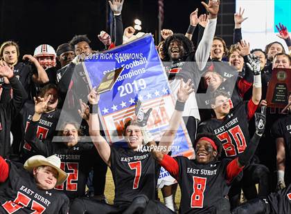 Thumbnail 1 in Tarboro vs. East Surry (NCHSAA 1AA Final) photogallery.