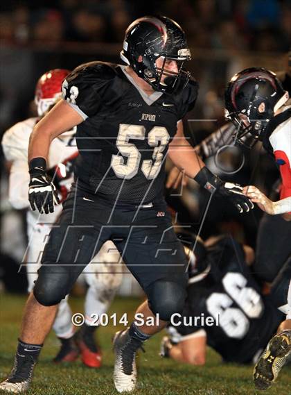Thumbnail 2 in Arrowhead Christian vs. Nipomo (CIF SS Northwest Championship) photogallery.