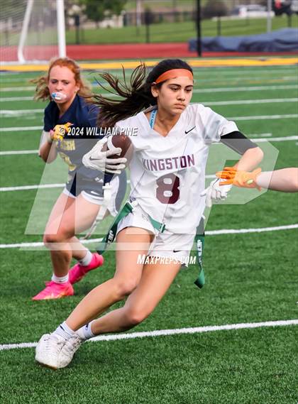 Thumbnail 2 in Kingston vs Pine Bush (Section 9 Large School Quarter Final) photogallery.