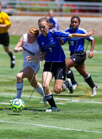 Thumbnail 3 in Amador vs. Capital Christian (CIF SJS D6 Final) photogallery.