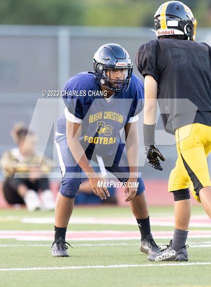 Thumbnail 3 in Alameda vs Berean Christian (Scrimmage) photogallery.