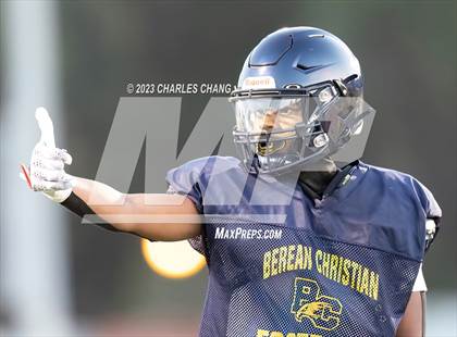 Thumbnail 2 in Alameda vs Berean Christian (Scrimmage) photogallery.