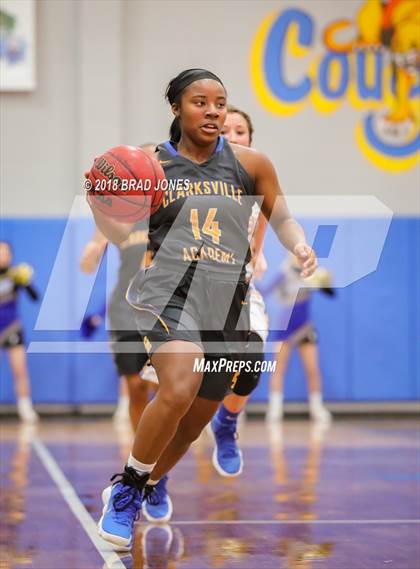 Thumbnail 3 in Clarksville Academy vs Goodpasture Christian (TSSAA District 4 Semifinal) photogallery.
