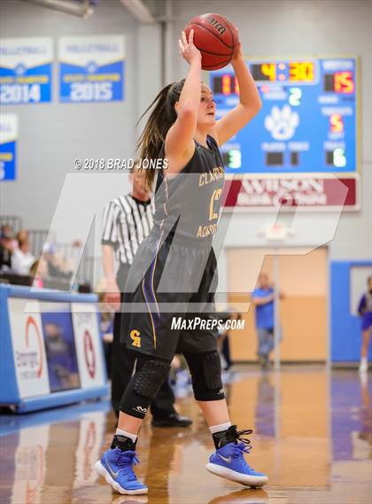 Thumbnail 3 in Clarksville Academy vs Goodpasture Christian (TSSAA District 4 Semifinal) photogallery.