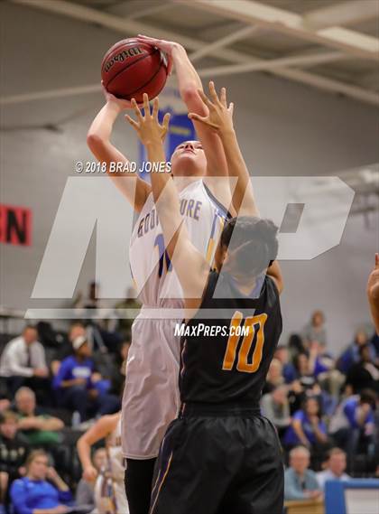 Thumbnail 2 in Clarksville Academy vs Goodpasture Christian (TSSAA District 4 Semifinal) photogallery.