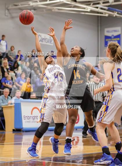 Thumbnail 2 in Clarksville Academy vs Goodpasture Christian (TSSAA District 4 Semifinal) photogallery.