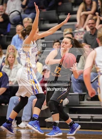 Thumbnail 2 in Clarksville Academy vs Goodpasture Christian (TSSAA District 4 Semifinal) photogallery.