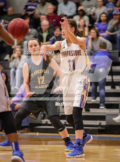 Thumbnail 3 in Clarksville Academy vs Goodpasture Christian (TSSAA District 4 Semifinal) photogallery.