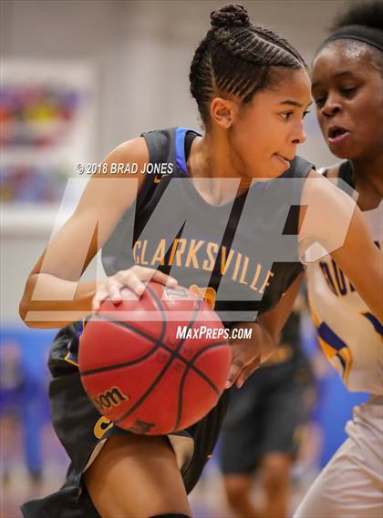 Thumbnail 3 in Clarksville Academy vs Goodpasture Christian (TSSAA District 4 Semifinal) photogallery.