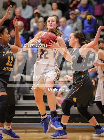 Thumbnail 2 in Clarksville Academy vs Goodpasture Christian (TSSAA District 4 Semifinal) photogallery.