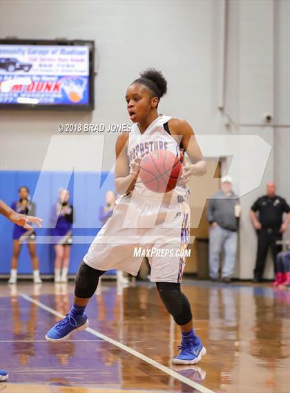 Thumbnail 2 in Clarksville Academy vs Goodpasture Christian (TSSAA District 4 Semifinal) photogallery.