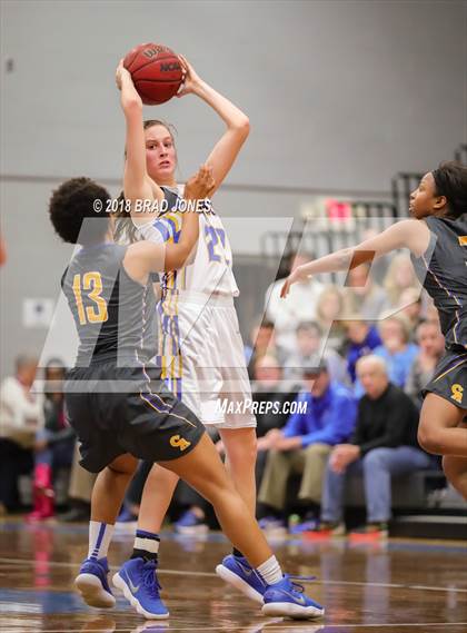 Thumbnail 1 in Clarksville Academy vs Goodpasture Christian (TSSAA District 4 Semifinal) photogallery.