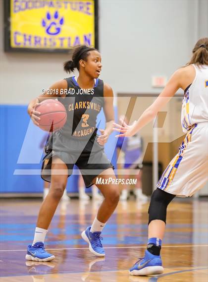 Thumbnail 2 in Clarksville Academy vs Goodpasture Christian (TSSAA District 4 Semifinal) photogallery.